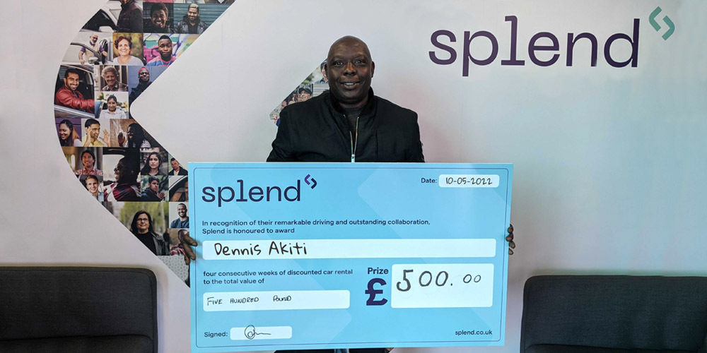 Dennis wins Splend April Member Reward program